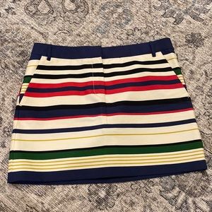 J.Crew striped mini skirt